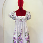 Pleated Bright Bloom Dress
