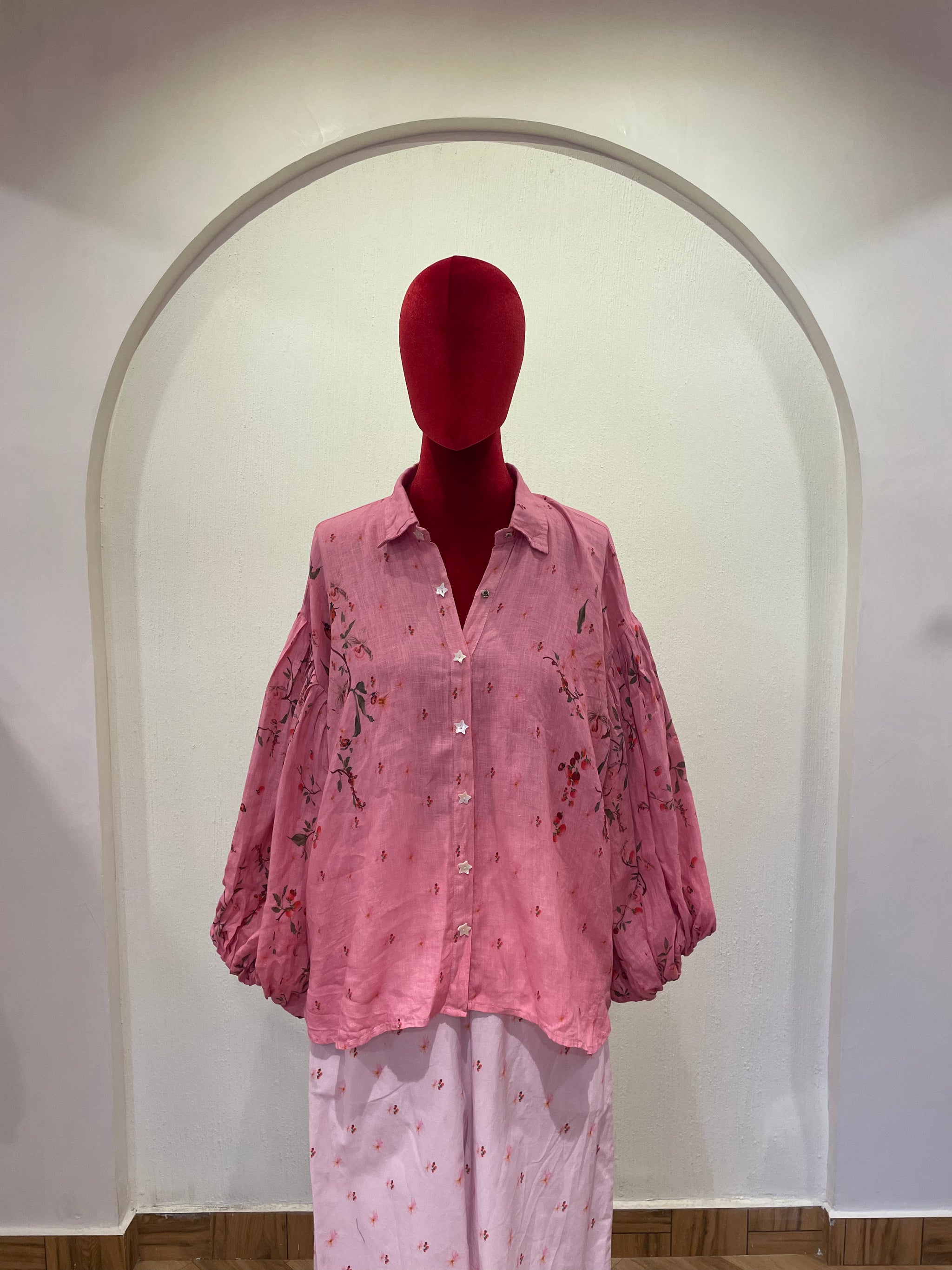 Baloon Sleeve Linen Set