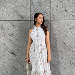 Orchid Bloom Midi Dress