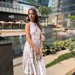 Orchid Bloom Midi Dress