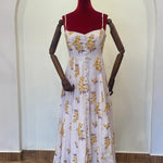 Panelled Linen Bloom Dress