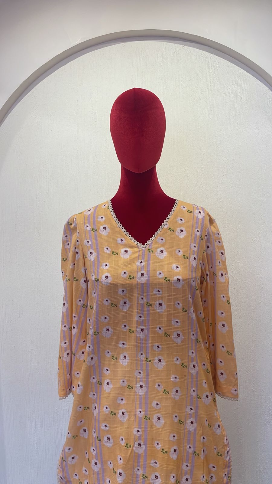 Peach Petal Relaxed Kurta