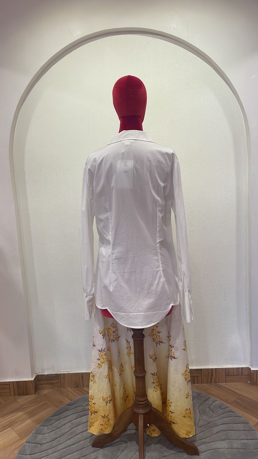 Bright Blue Chanderi top
