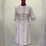Ivory Stripe Straight Kurta