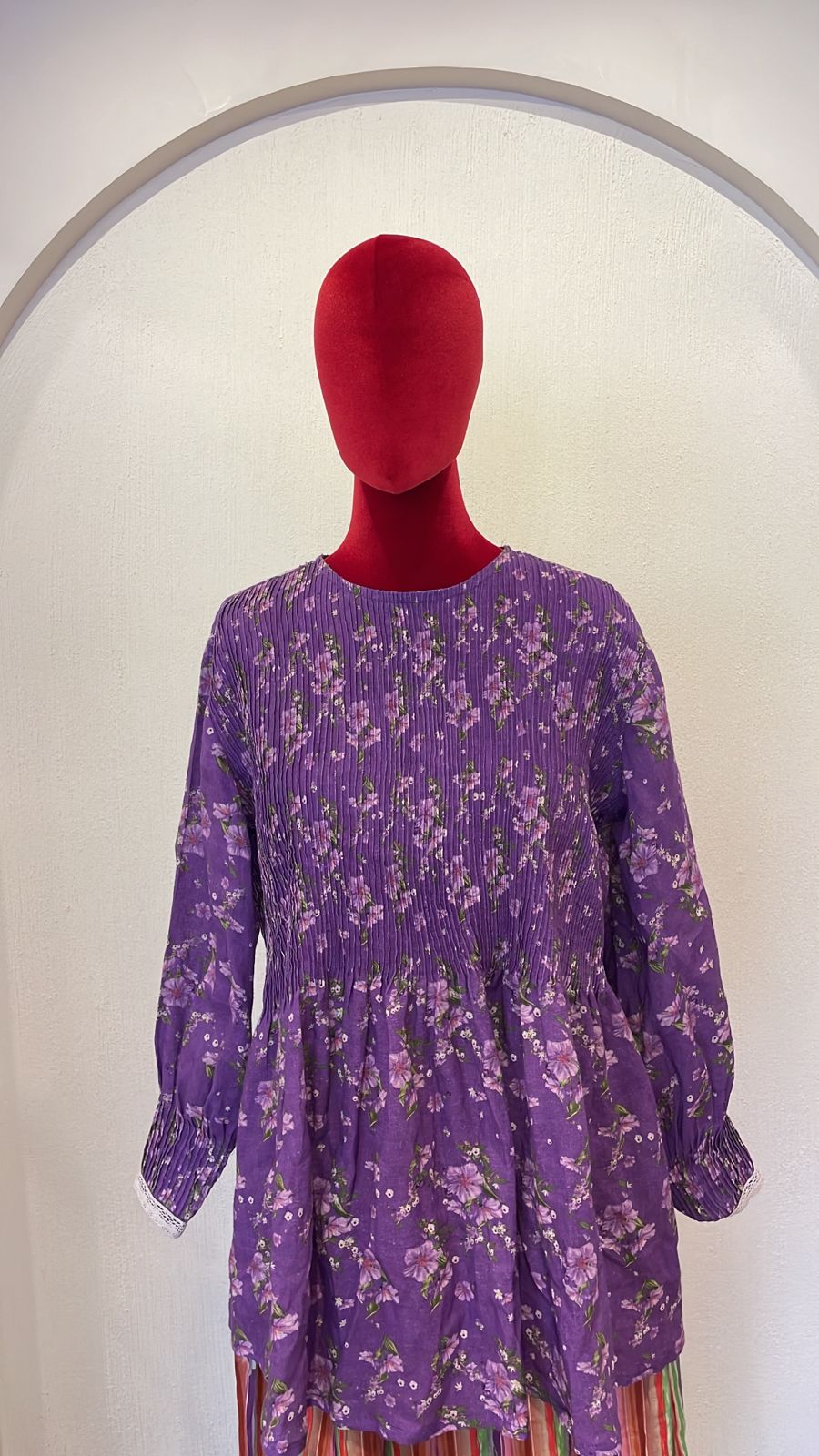Deep Linen Tunic  Set
