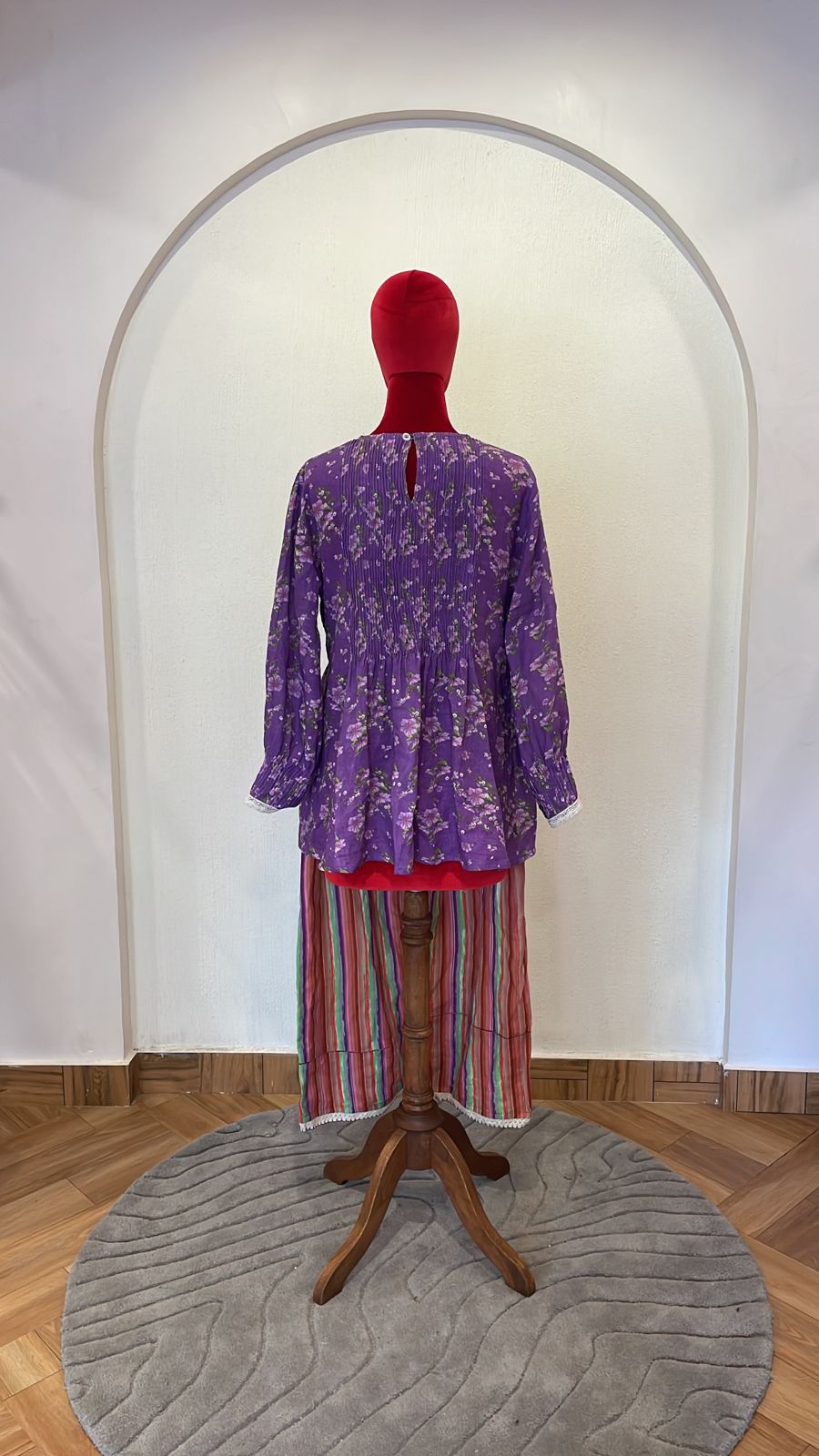 Deep Linen Tunic  Set