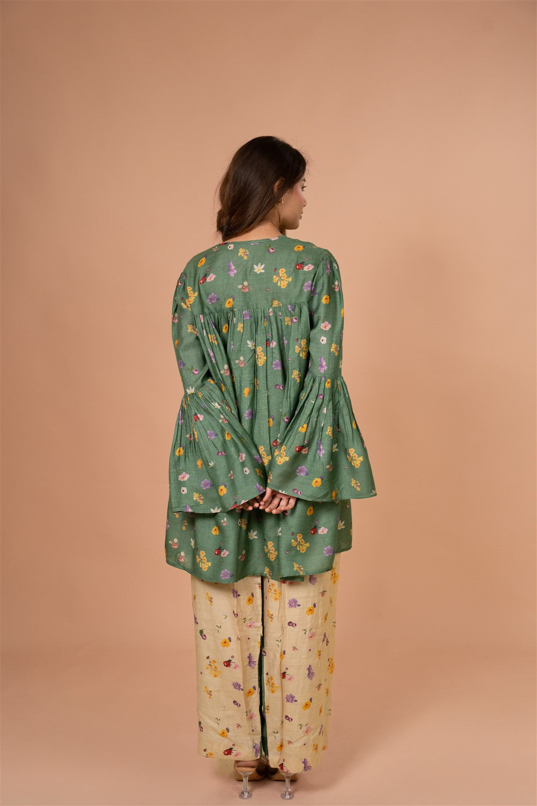 Forest Bloom Tiered Kurta