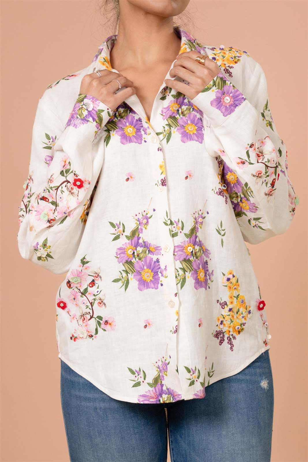 Meadow Bloom Printed Shirt