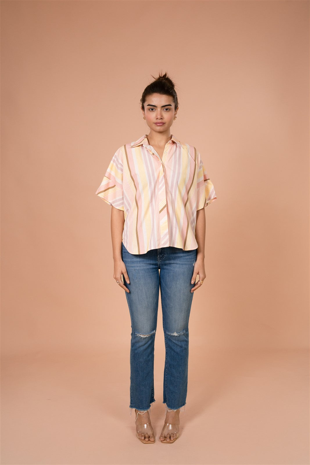 Pastel Stripe Easy Shirt