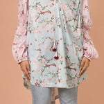 Sky Garden Off-Shoulder Tunic