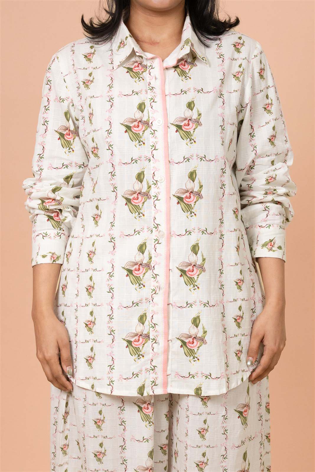 Orchid Linen Cord Set