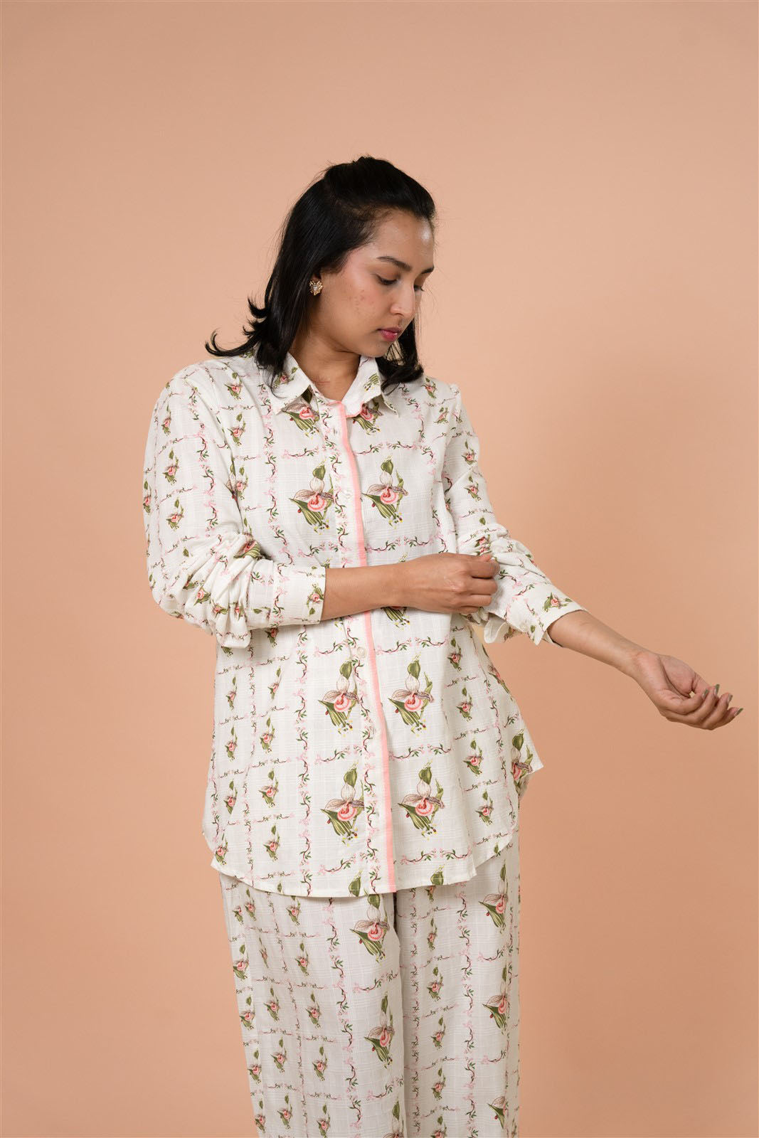 Orchid Linen Cord Set