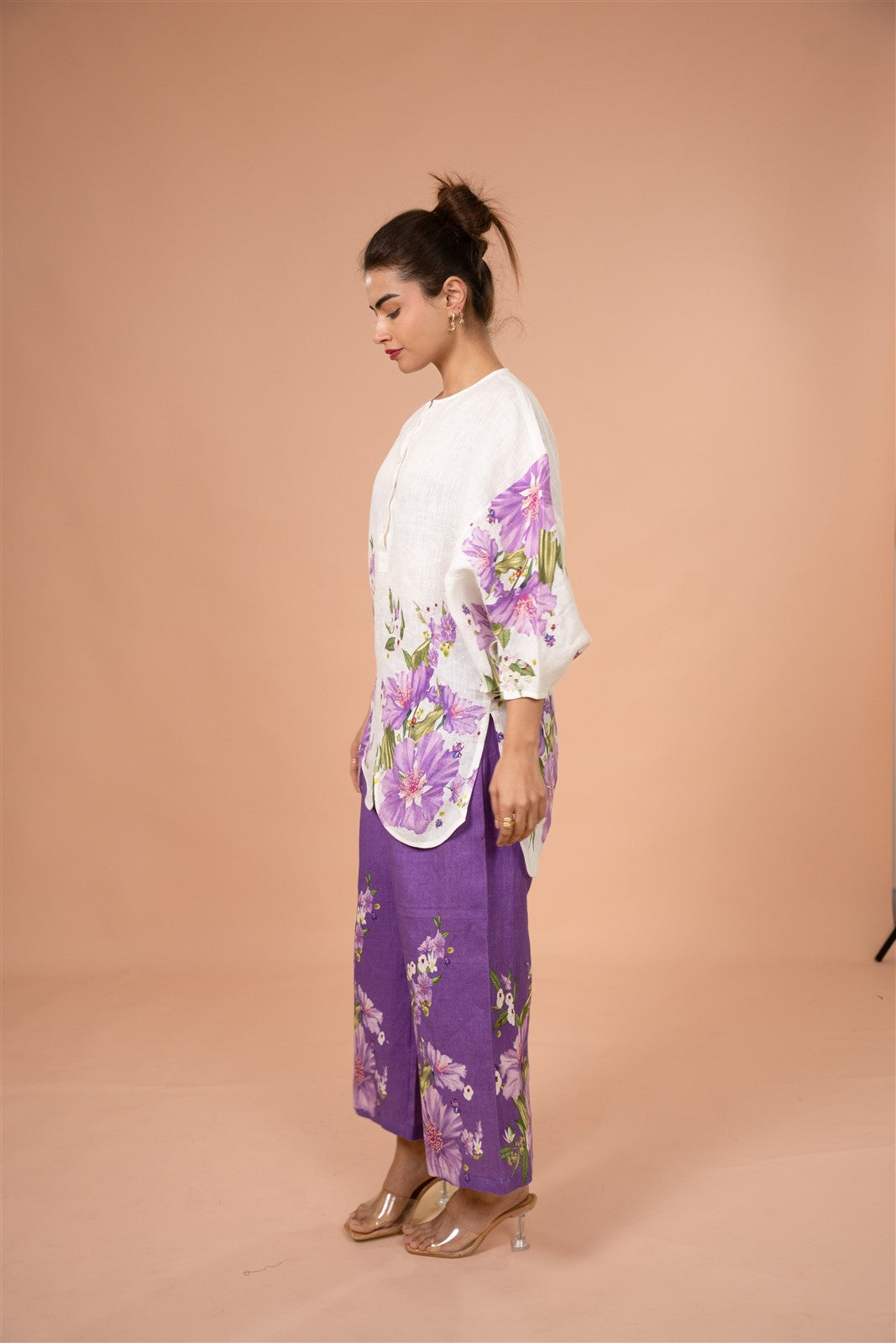 Bright Bloom Panelled Kurta