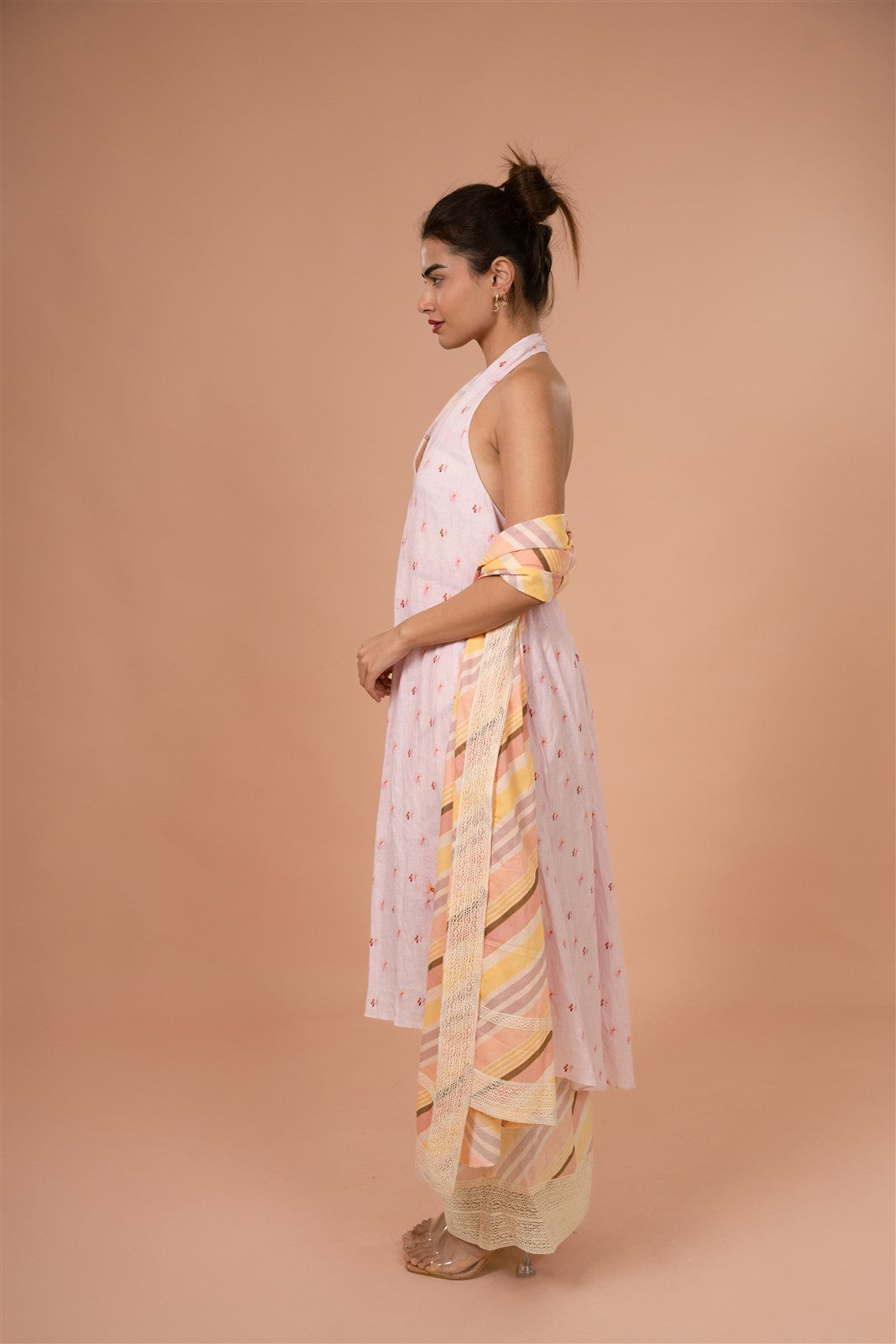 Sweet Pea Halter Neck Kurta Set