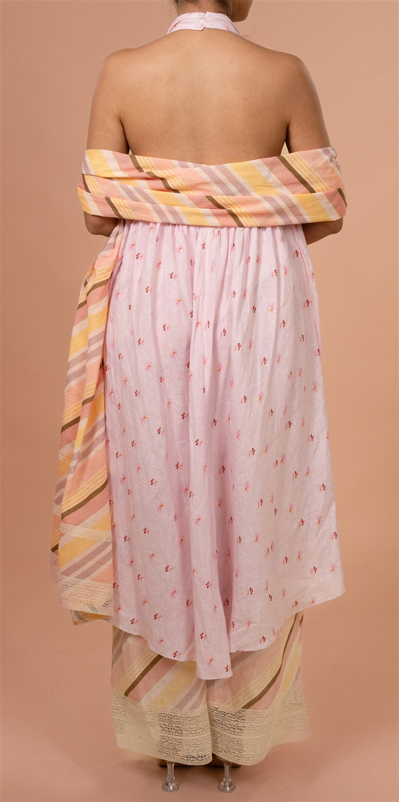 Blush Halter Kurta Set