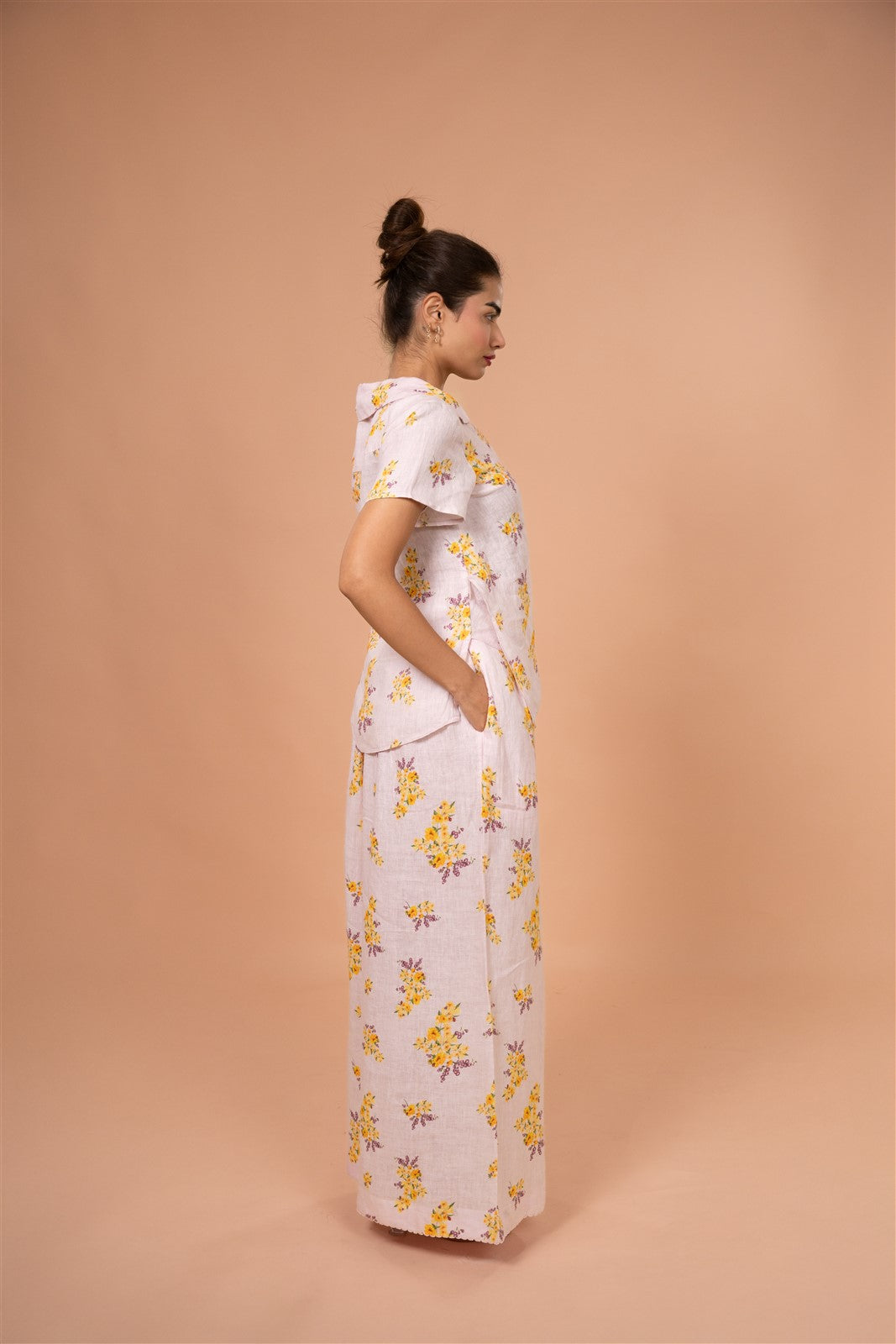 Soft Pink Wrap Co-ord Set