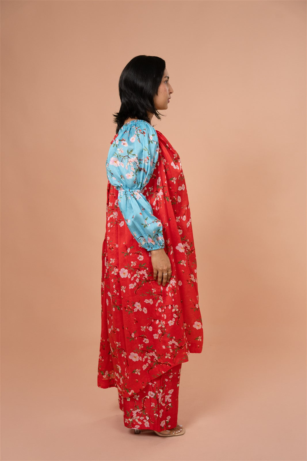 Crimson Garden Kurta Set