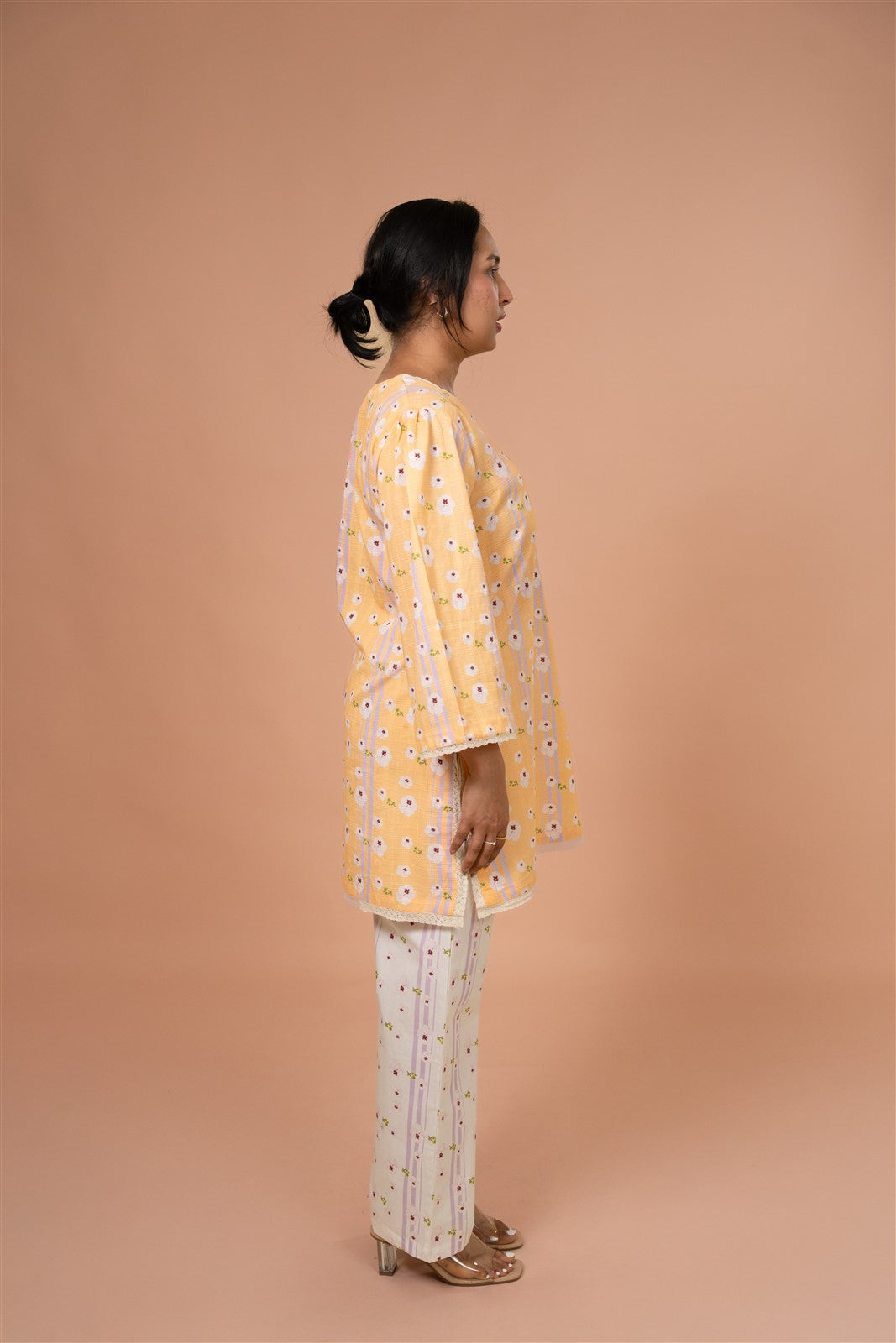 Peach Petal Relaxed Kurta