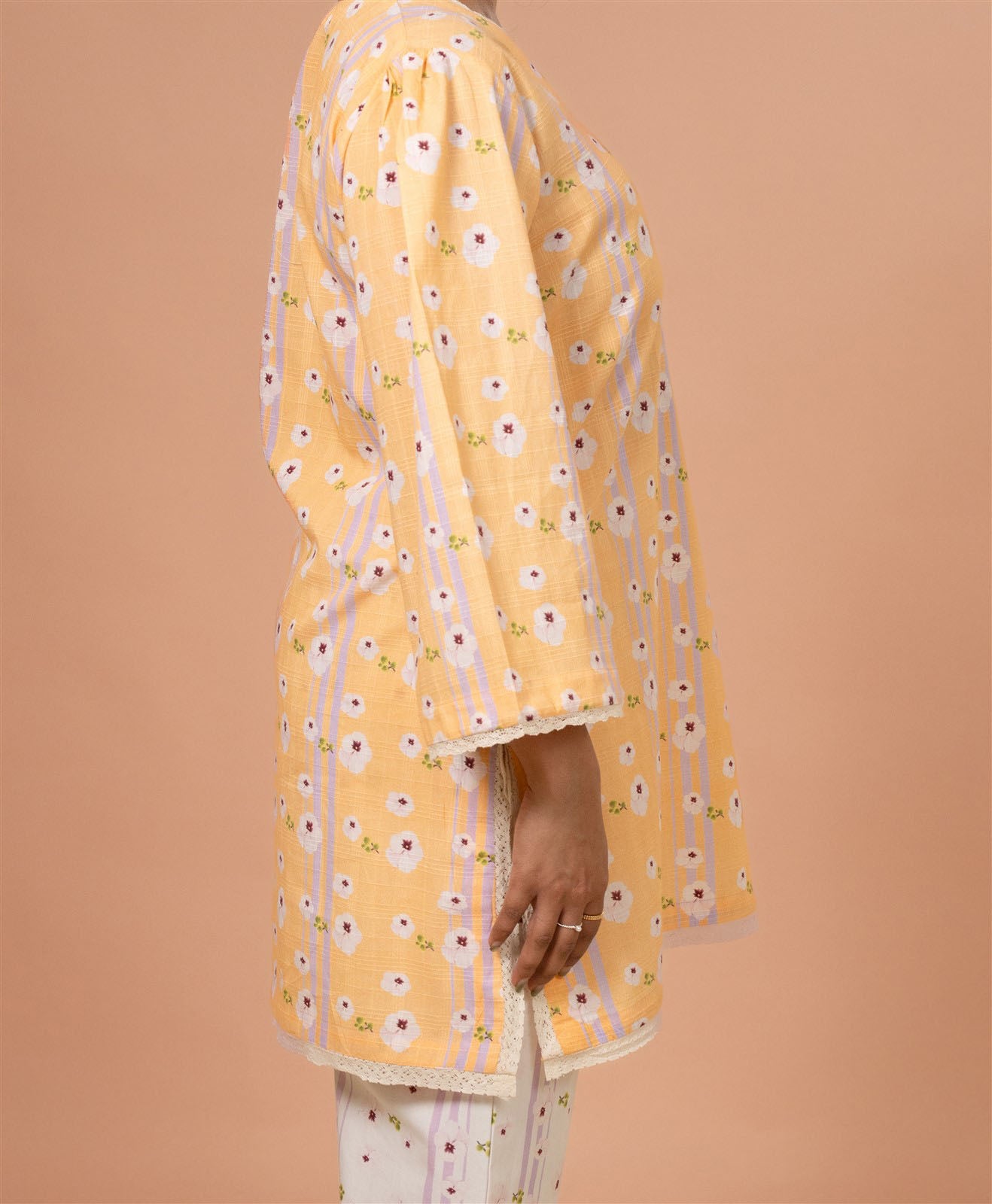 Peach Petal Relaxed Kurta