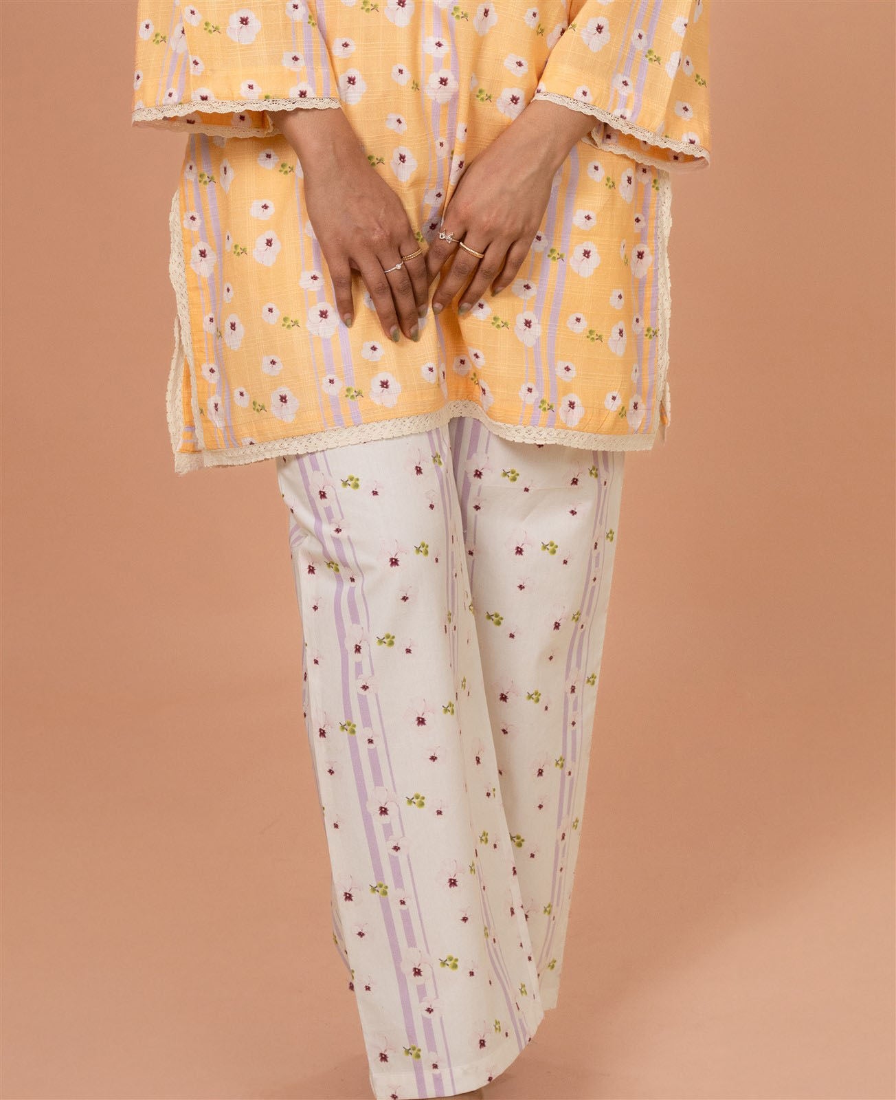Peach Petal Relaxed Kurta