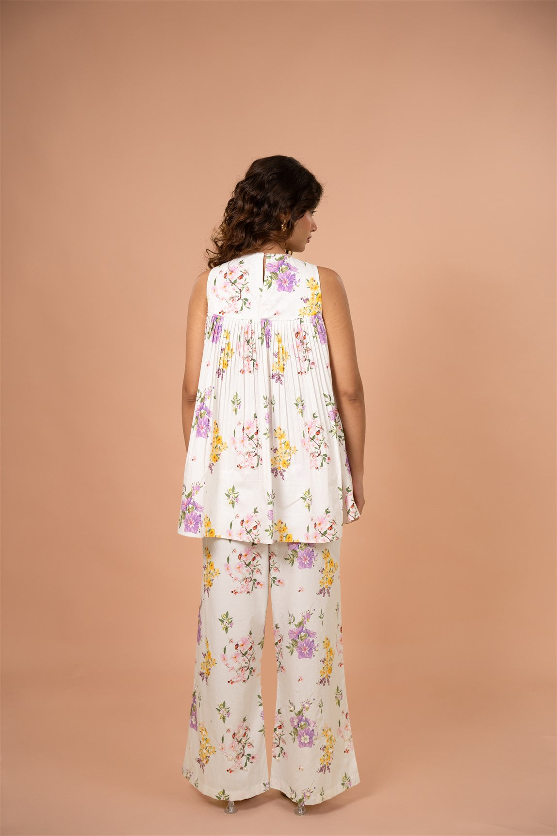 Ivory Bloom Gathered Co-ord Set