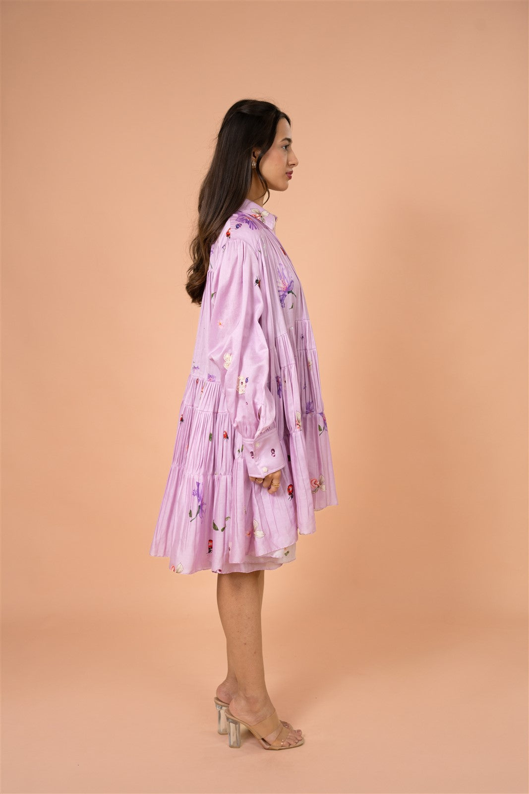 Petal Drift Easy Mini Dress