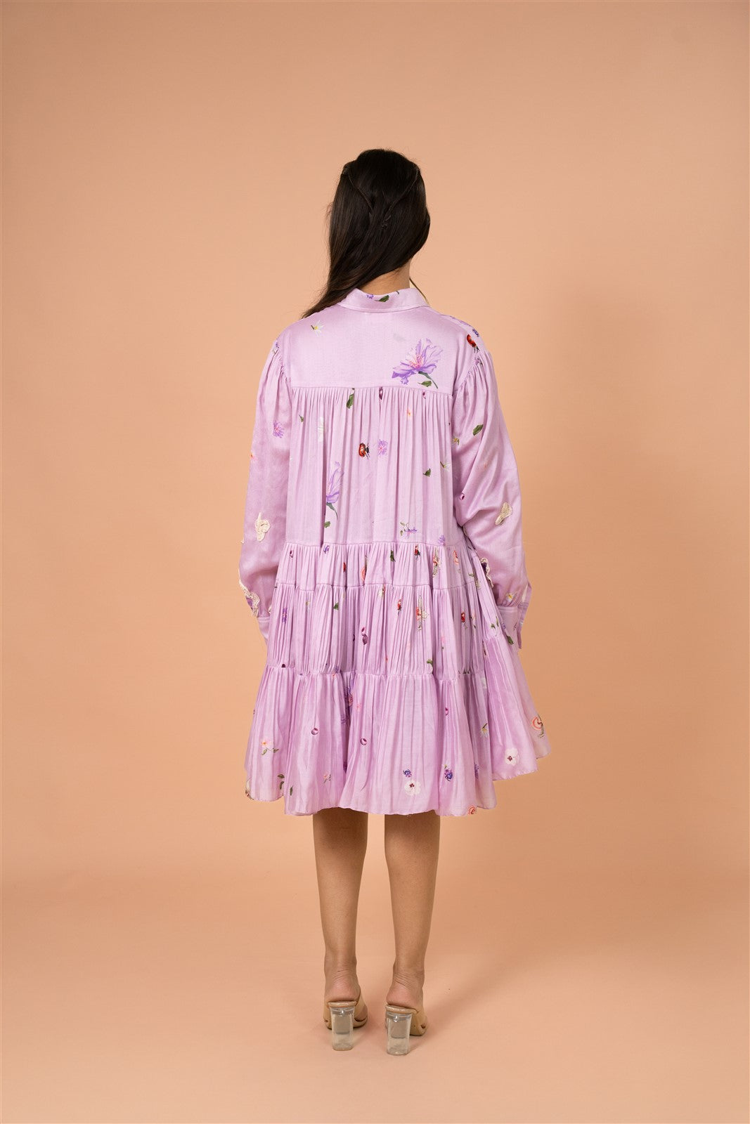 Petal Drift Easy Mini Dress