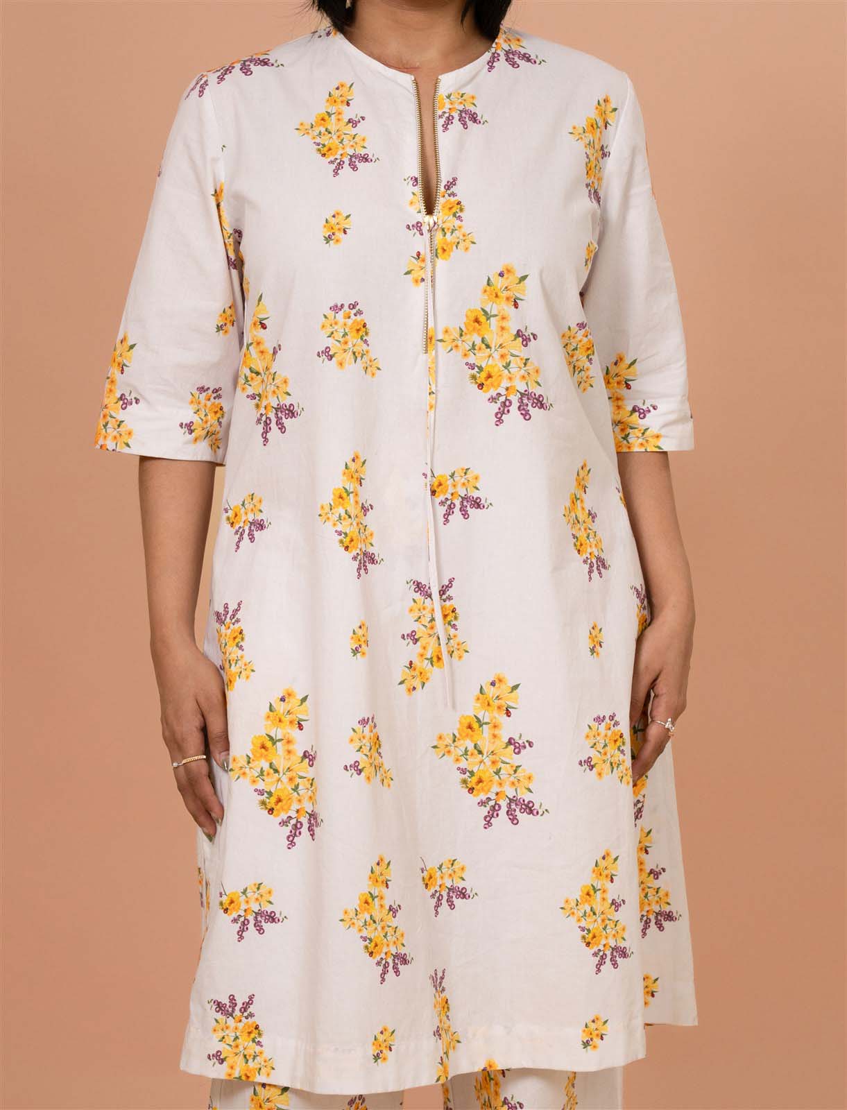 Sunlit Meadow Classic Kurta