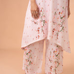 Blush Asymmetric Kurta Set