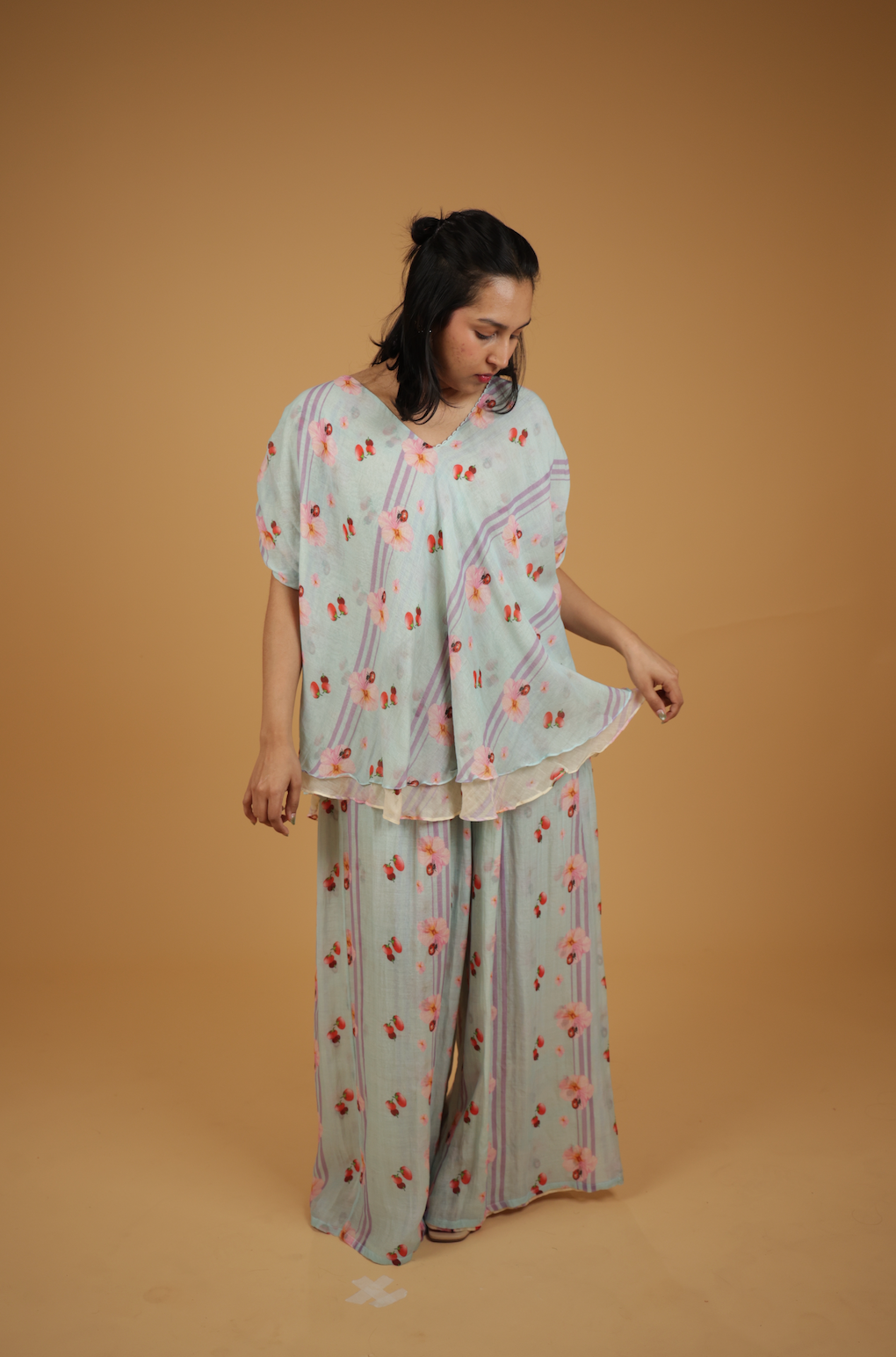 Agua Floral Kaftan Co-ord Set