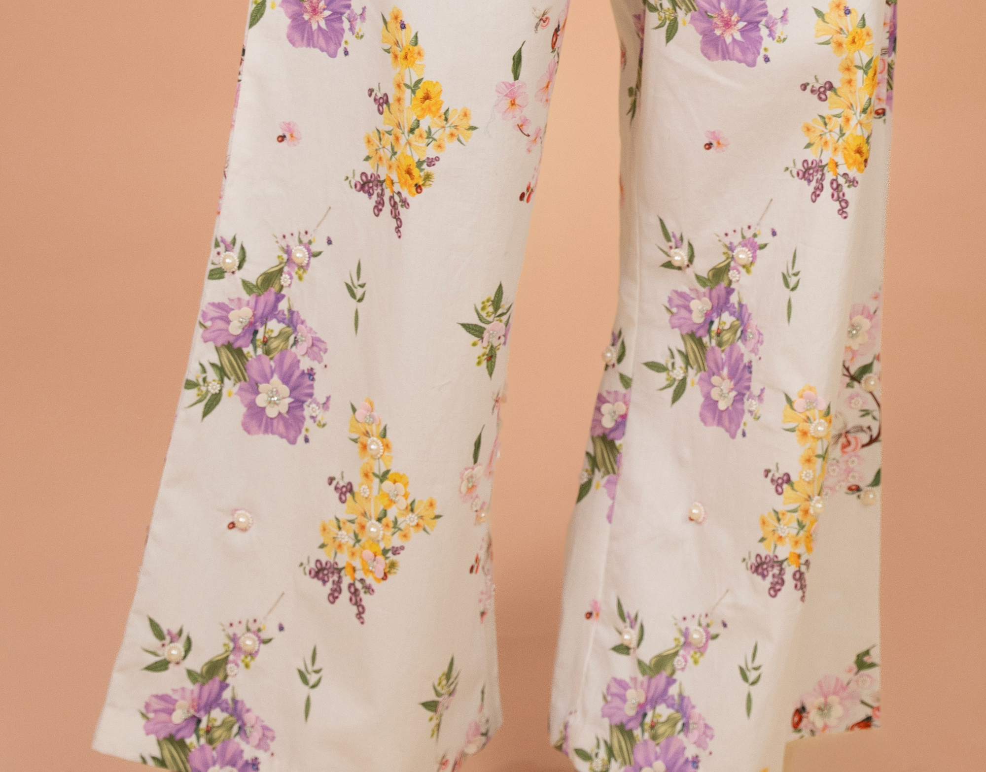 Ivory Bloom Gathered Co-ord Set