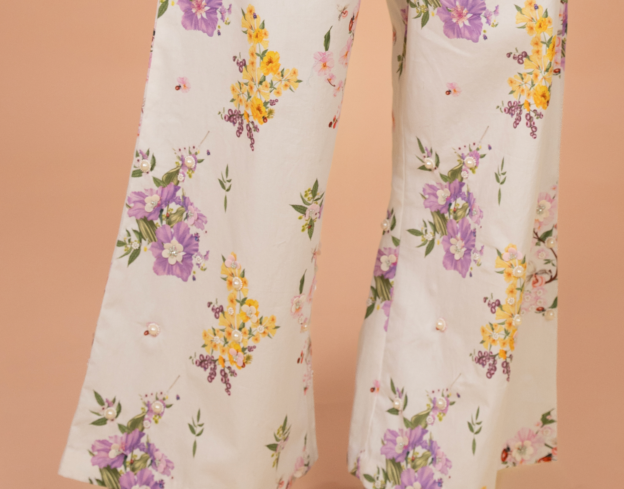 Ivory Bloom Gathered Co-ord Set