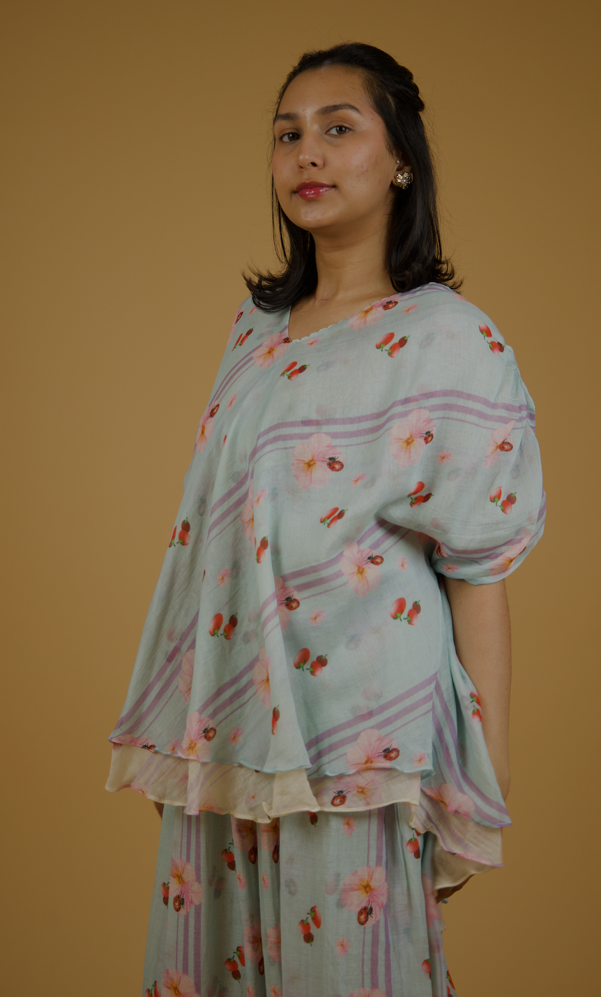 Agua Floral Kaftan Co-ord Set
