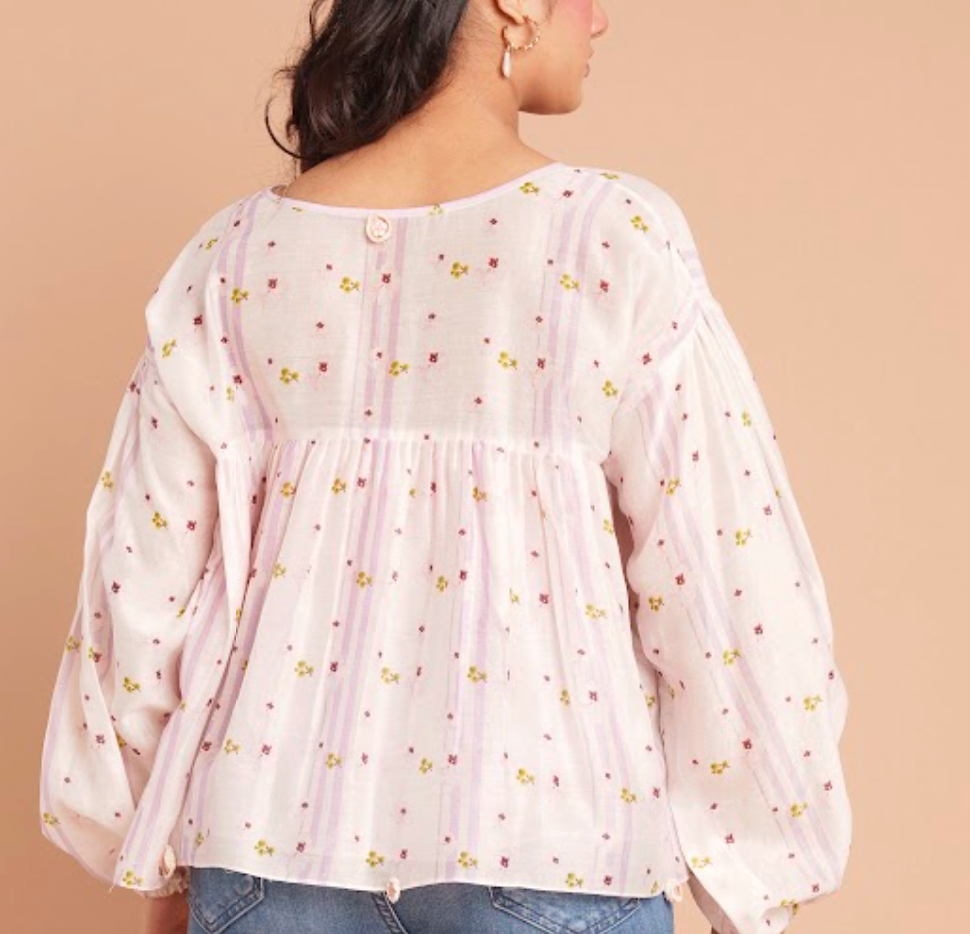Baby Peony Cropped Top