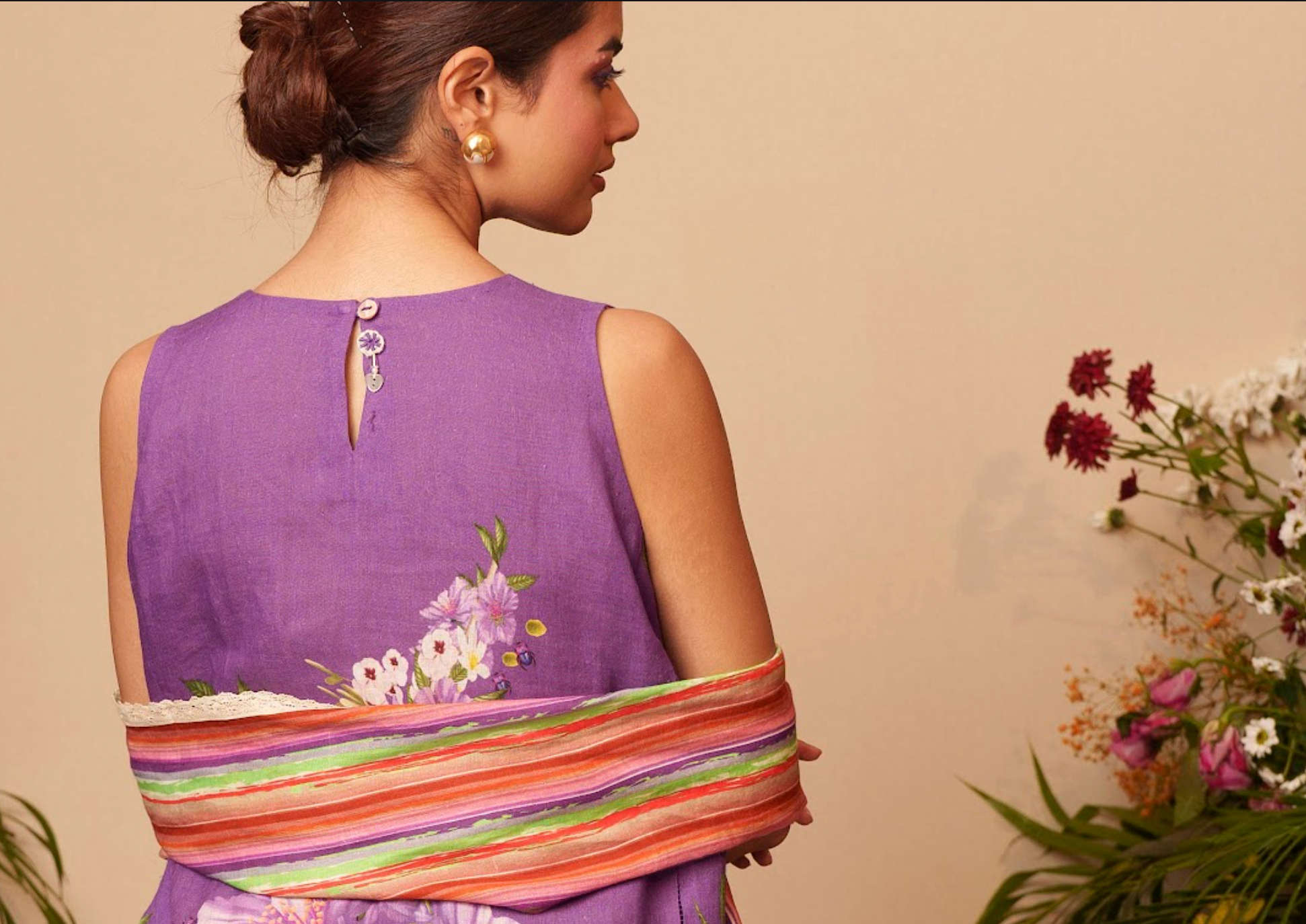 The Dazed Purple Kurta Set