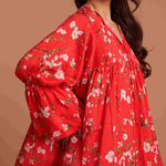 Cherry Blossom Flared Kurta Set