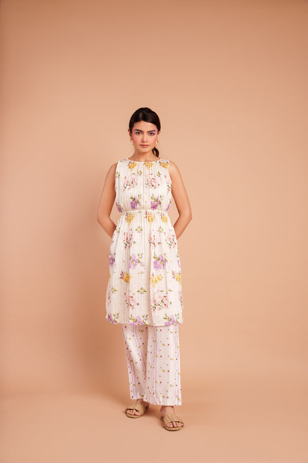 Daffodile Pleated Kurta Set