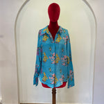 Linen Satin Bloom Shirt
