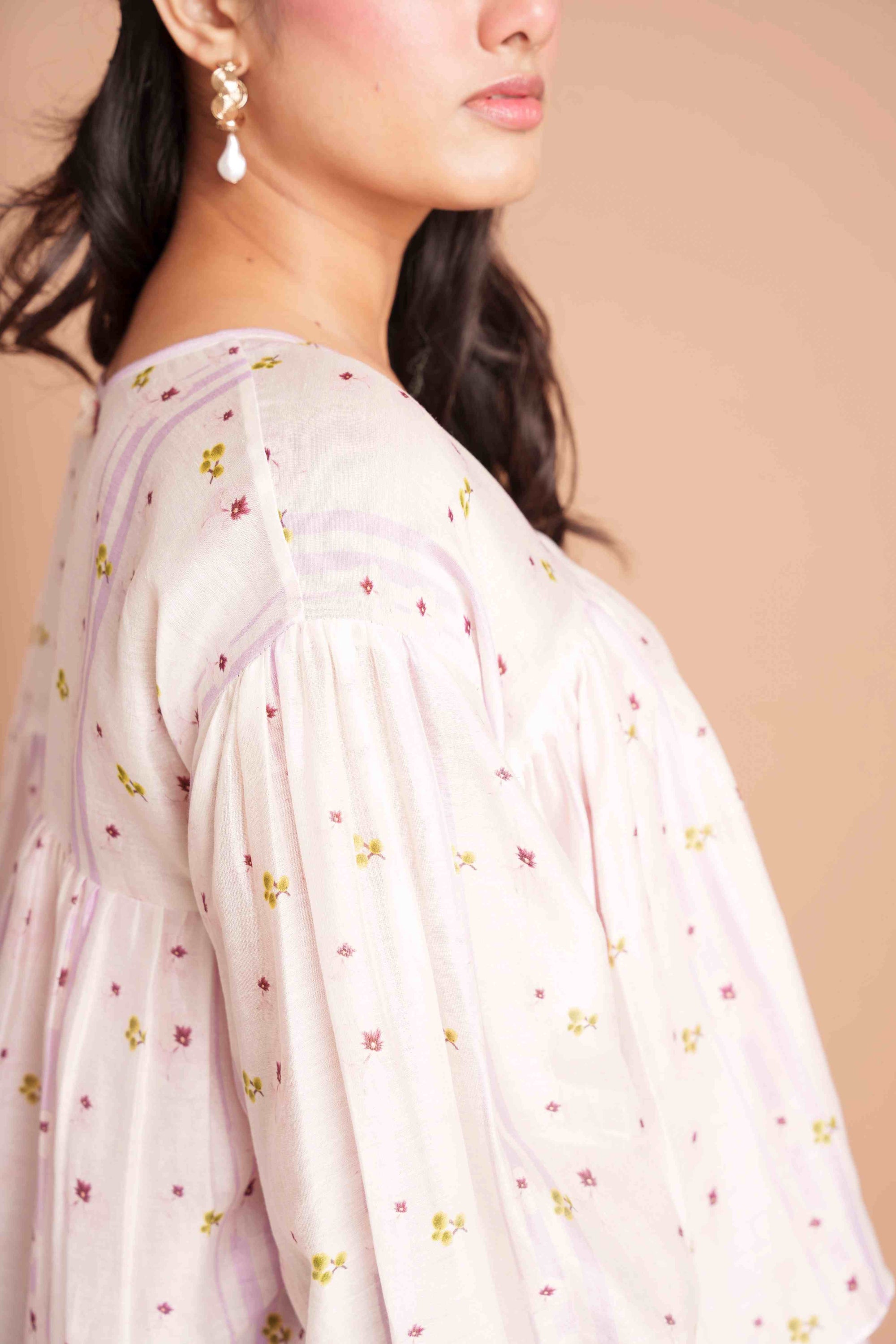 Baby Peony Cropped Top