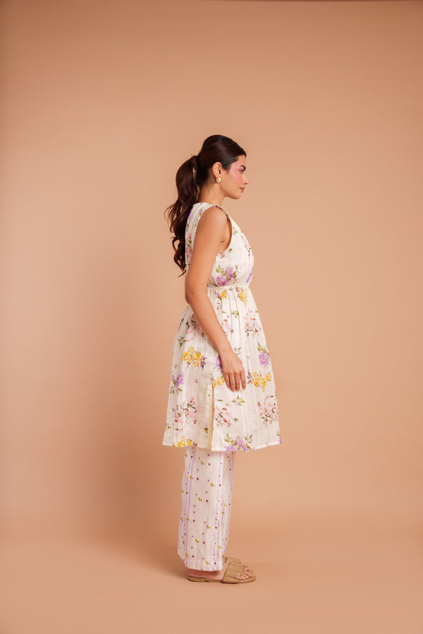 Daffodile Pleated Kurta Set